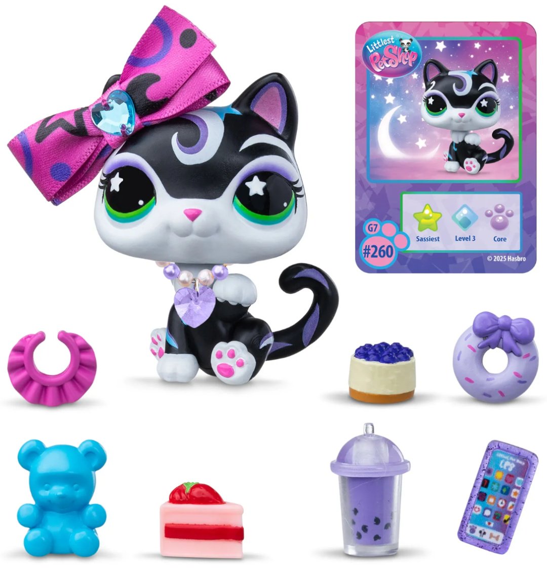 Набор Littlest Pet Shop Стиль фигурка животного с аксессуарами. Сиамская кошка купить,NaN