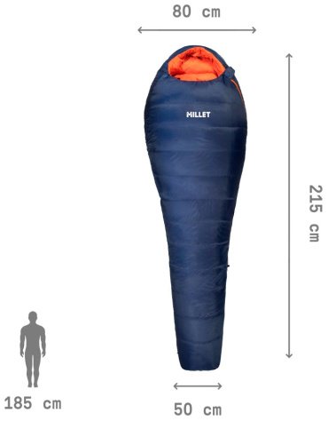 Спальный мешок Millet MIC1110-N8731 синий
