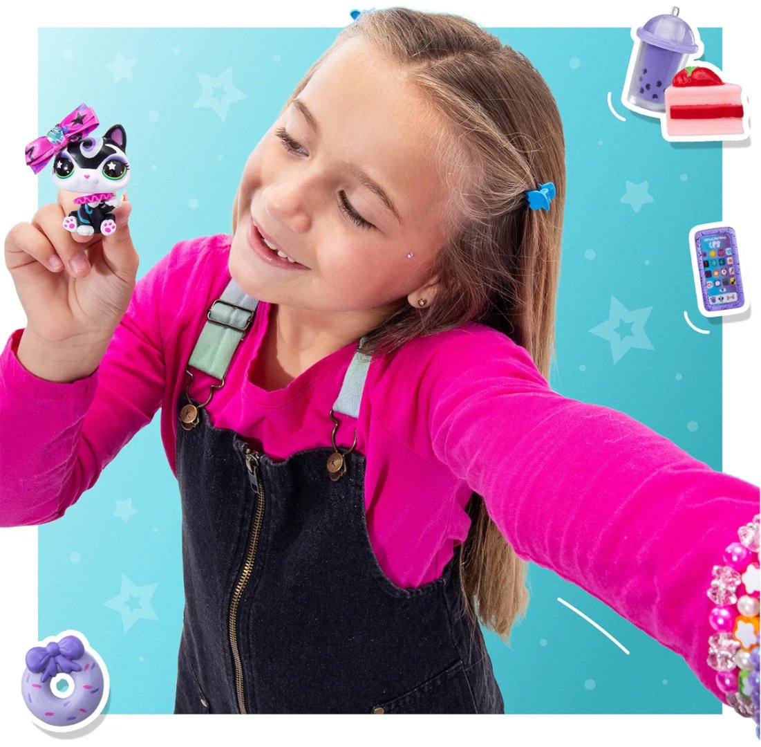 Набор Littlest Pet Shop Стиль фигурка животного с аксессуарами. Сиамская кошка купить,NaN