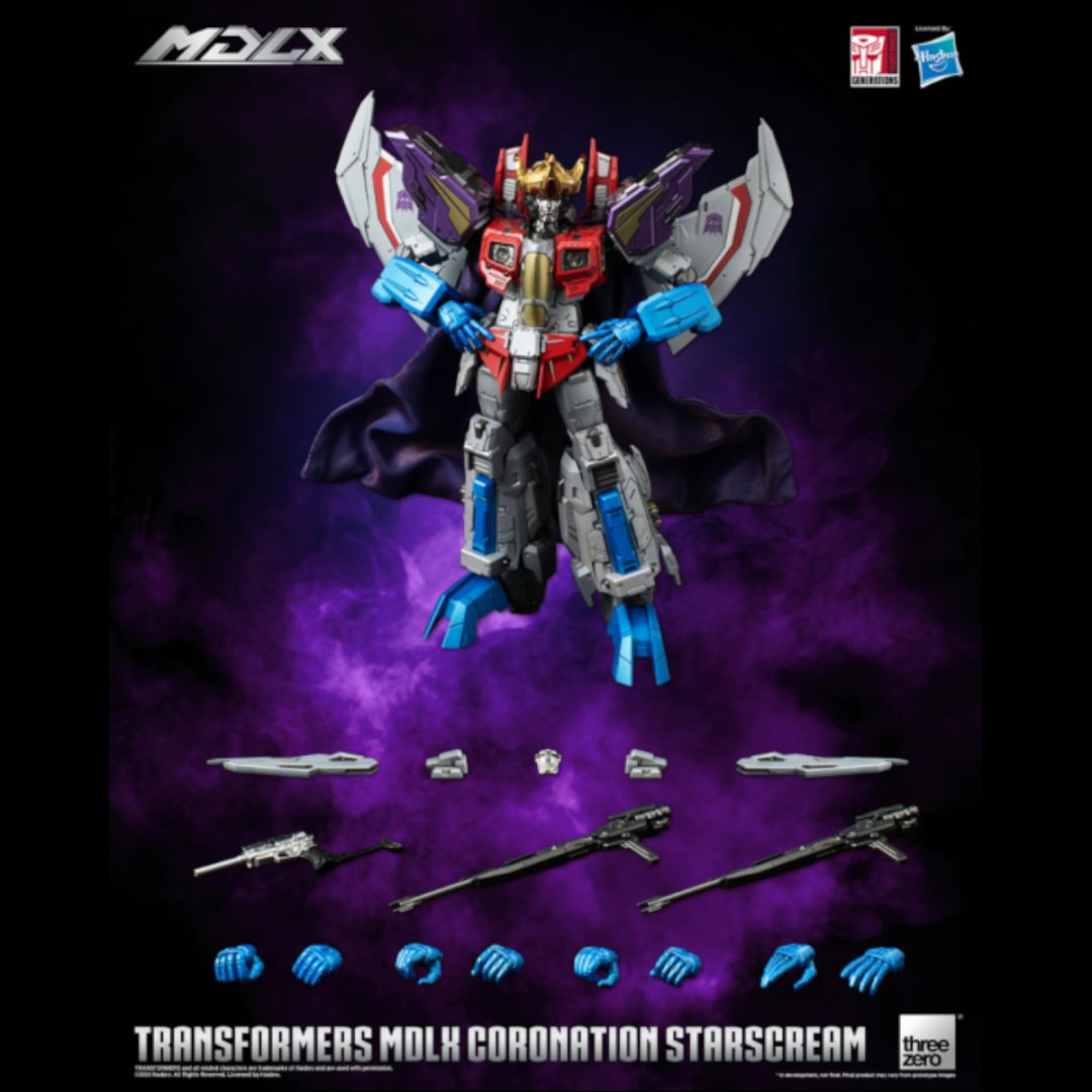ThreeZero The Movie (1986) - Coronation Starscream MDLX 20 см 1 шт купить,NaN