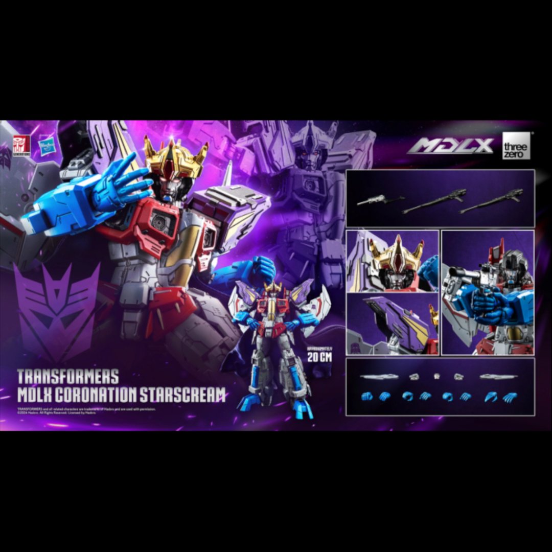 ThreeZero The Movie (1986) - Coronation Starscream MDLX 20 см 1 шт купить,NaN