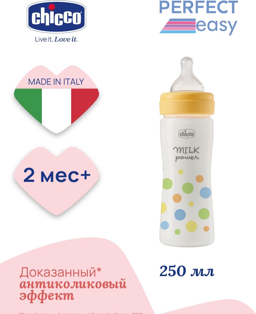 Бутылочка Chicco 00020243200000 250 мл оранжевый купить,NaN