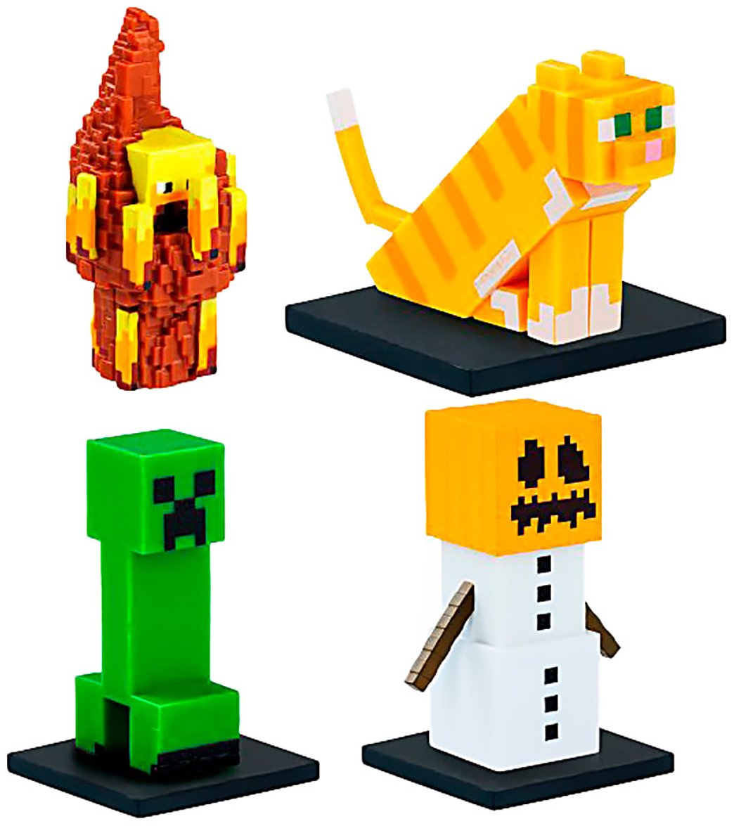 Minecraft Снежный голем, Ифрит, Зелёный Крипер, Кот 6 см 5 шт купить,NaN
