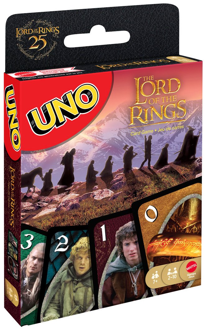 Настольная игра Mattel UNO Lord of the Rings купить,NaN