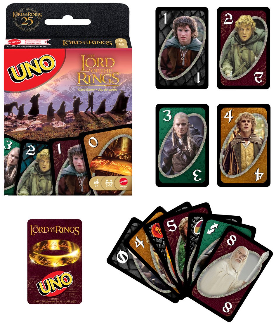 Настольная игра Mattel UNO Lord of the Rings купить,NaN