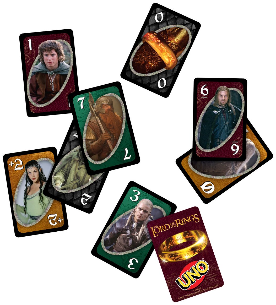 Настольная игра Mattel UNO Lord of the Rings купить,NaN