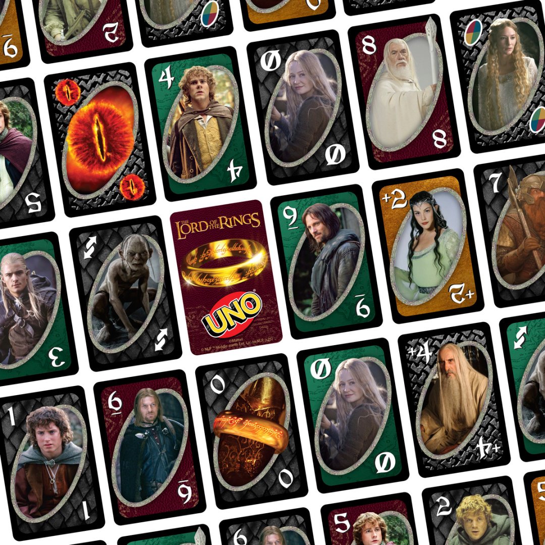 Настольная игра Mattel UNO Lord of the Rings купить,NaN