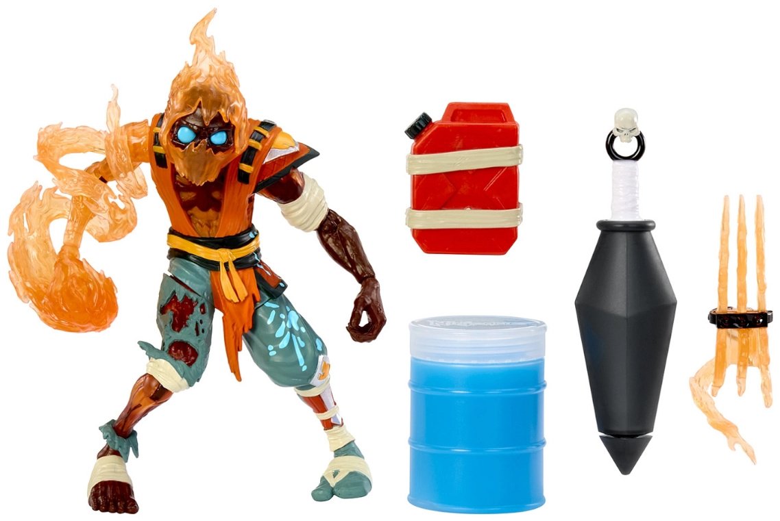 Ninjombie Ниндзомби игровой набор фигурка со слаймом Скорстрайк Scorchstrike 68759 18 см 1 шт купить,NaN