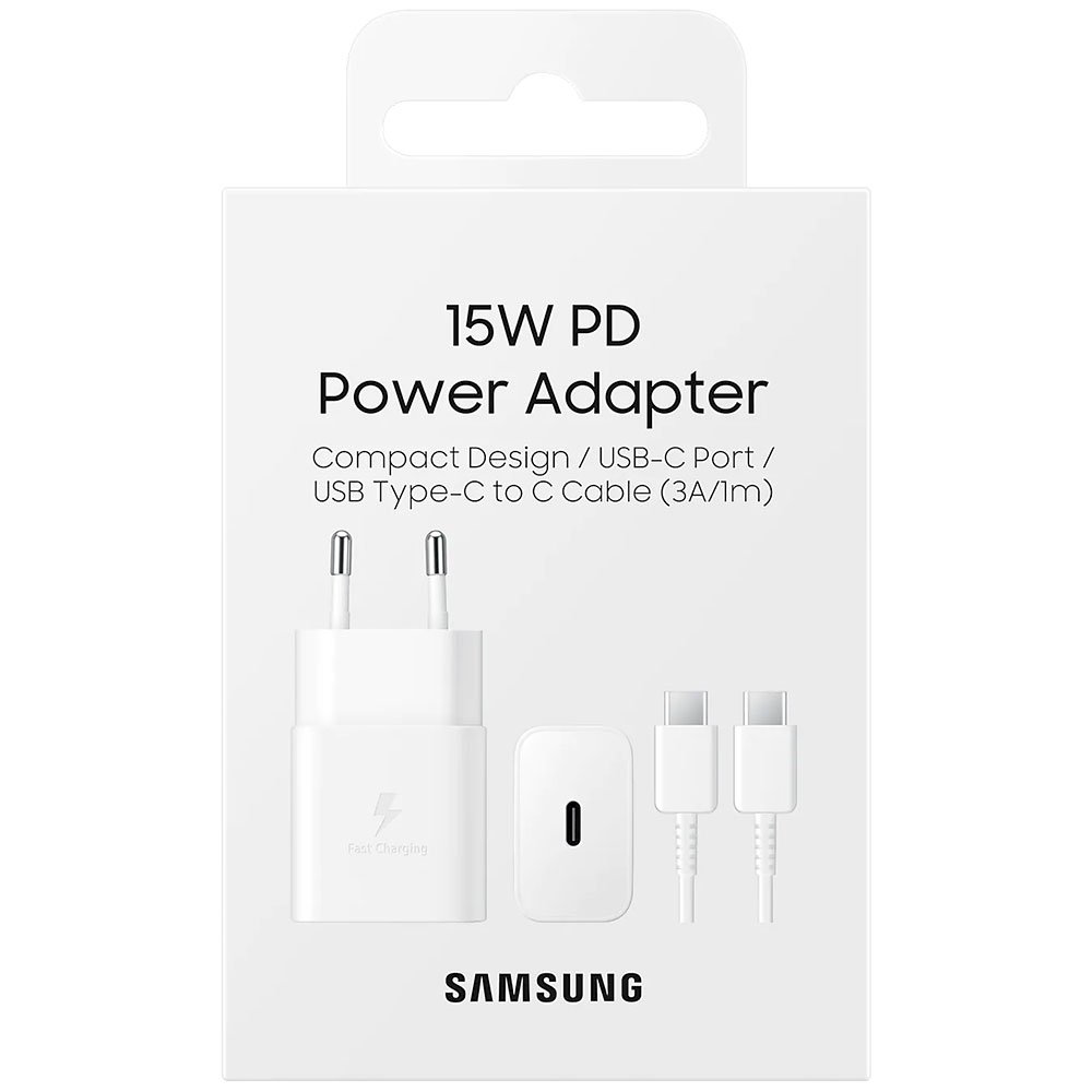Сетевое зарядное устройство Samsung EP-T1510 15Вт EP-T1510XWEGRU White купить,6890