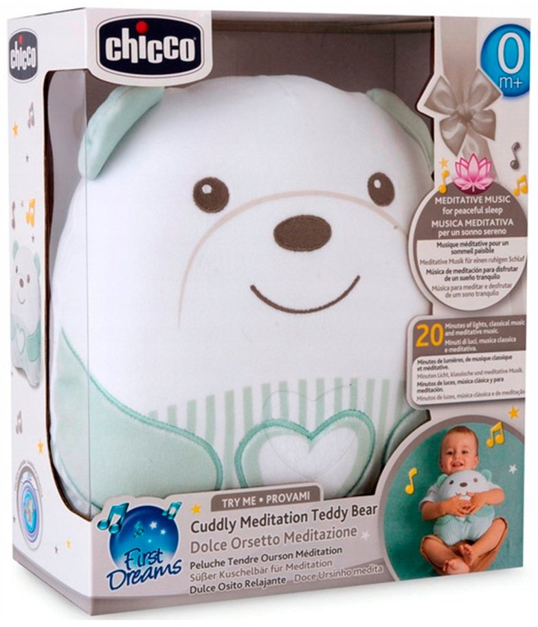 Мягкая игрушка Chicco Милый мишка, 25 см купить,NaN