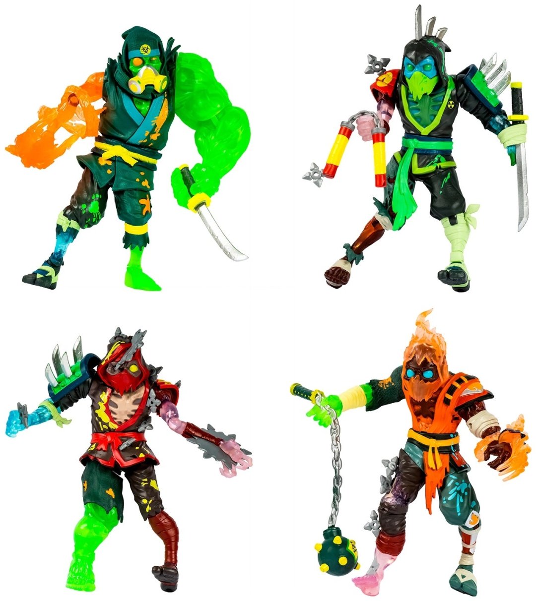 Ninjombie Ниндзомби игровой набор фигурка со слаймом Скорстрайк Scorchstrike 68759 18 см 1 шт купить,NaN