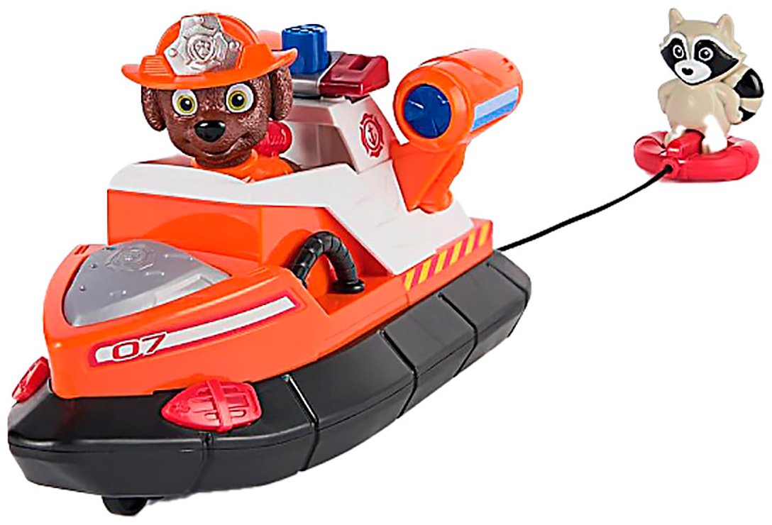 Машина PAW Patrol Пожарные спасатели лодка с фигуркой Зума оранжевый купить,NaN