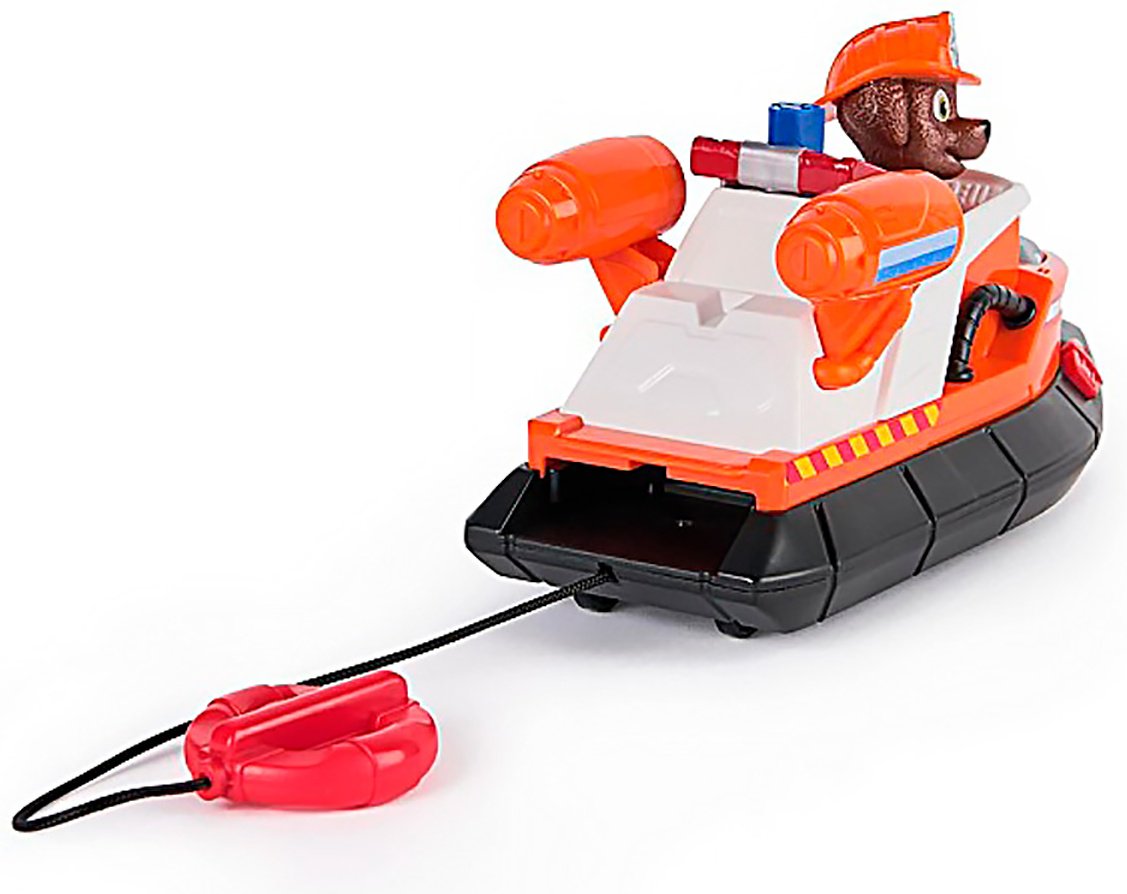 Машина PAW Patrol Пожарные спасатели лодка с фигуркой Зума оранжевый купить,NaN