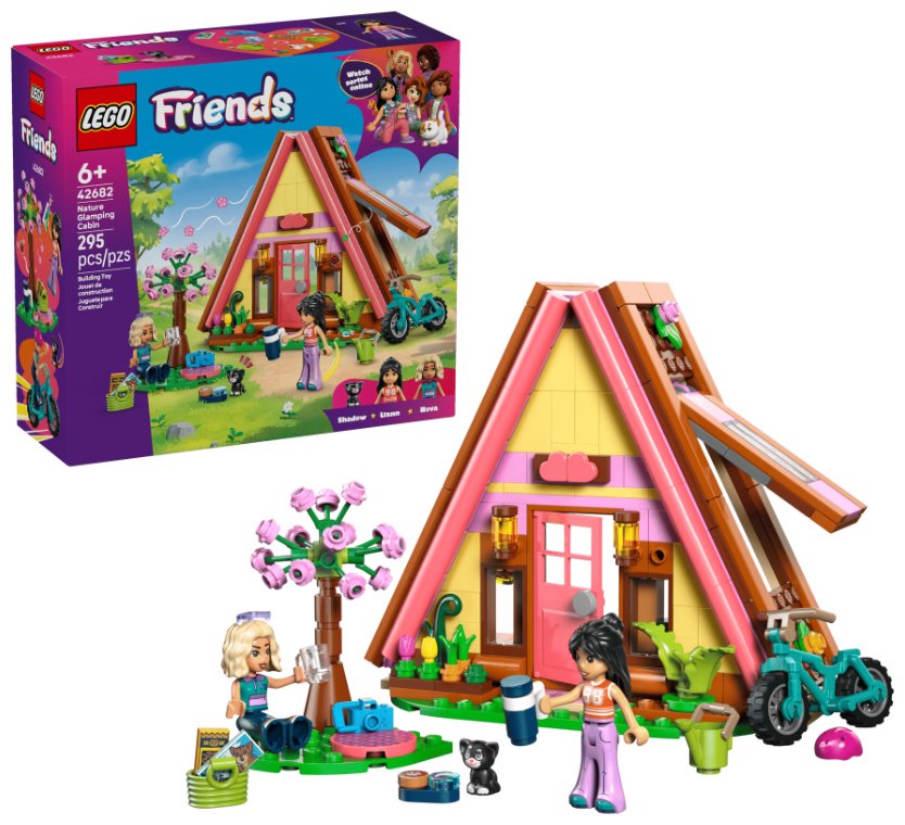 Конструктор LEGO Friends Домик для глэмпинга на природе 42682, деталей 295 шт купить,NaN