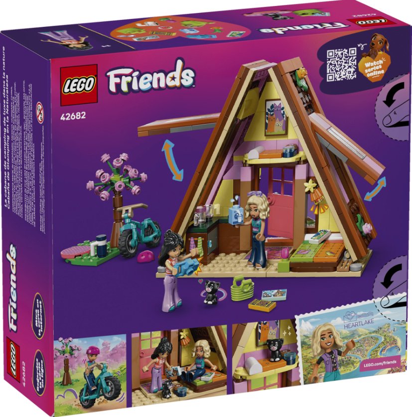 Конструктор LEGO Friends Домик для глэмпинга на природе 42682, деталей 295 шт купить,NaN