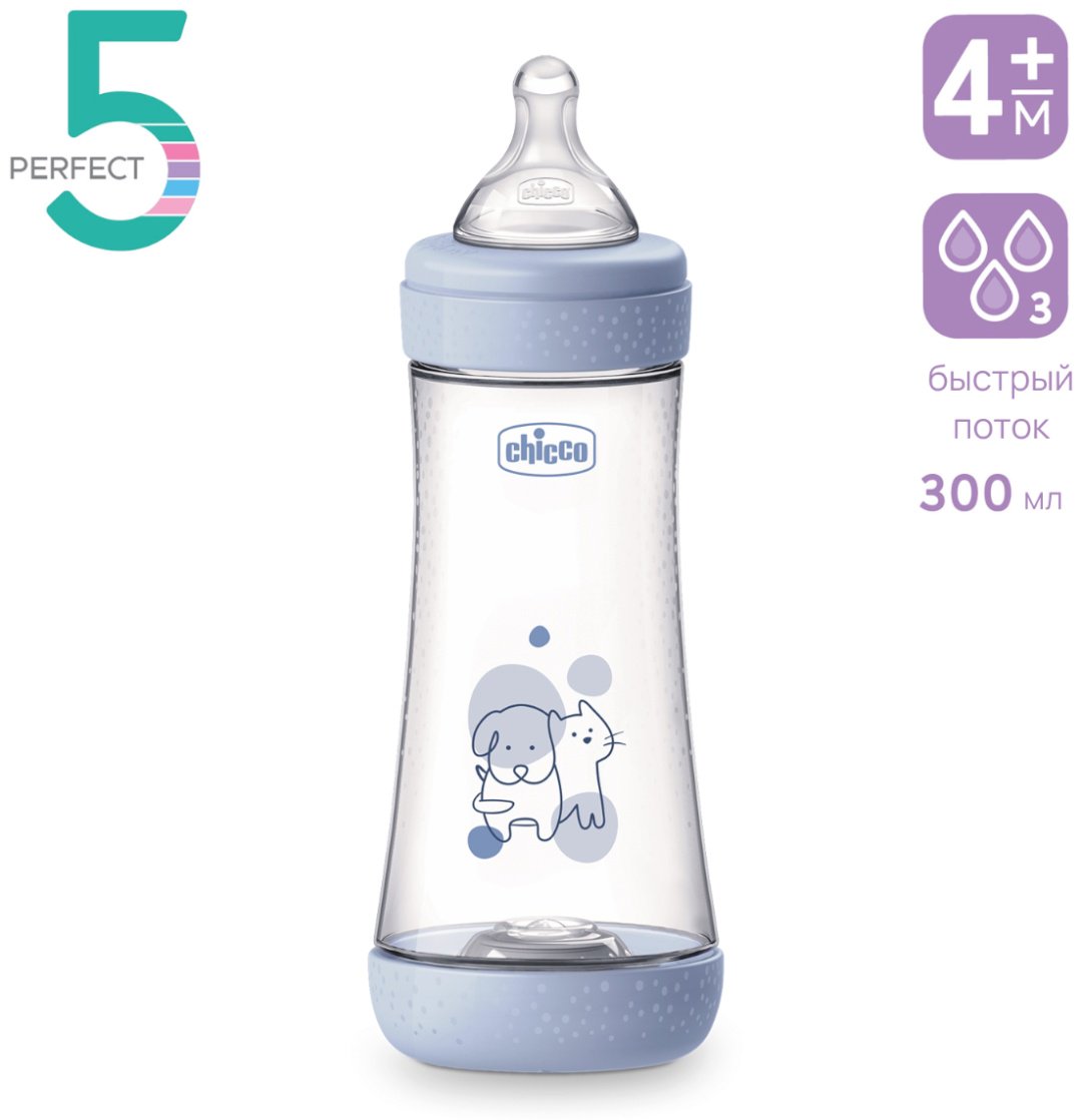 Бутылочка Chicco 00020235220040 300 мл голубой купить,NaN