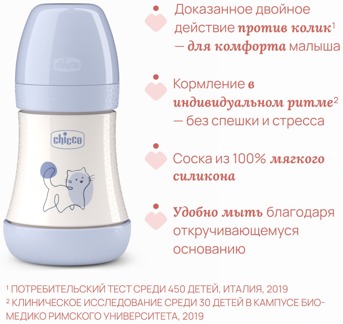 Бутылочка Chicco 00020211220040 150 мл голубой купить,NaN