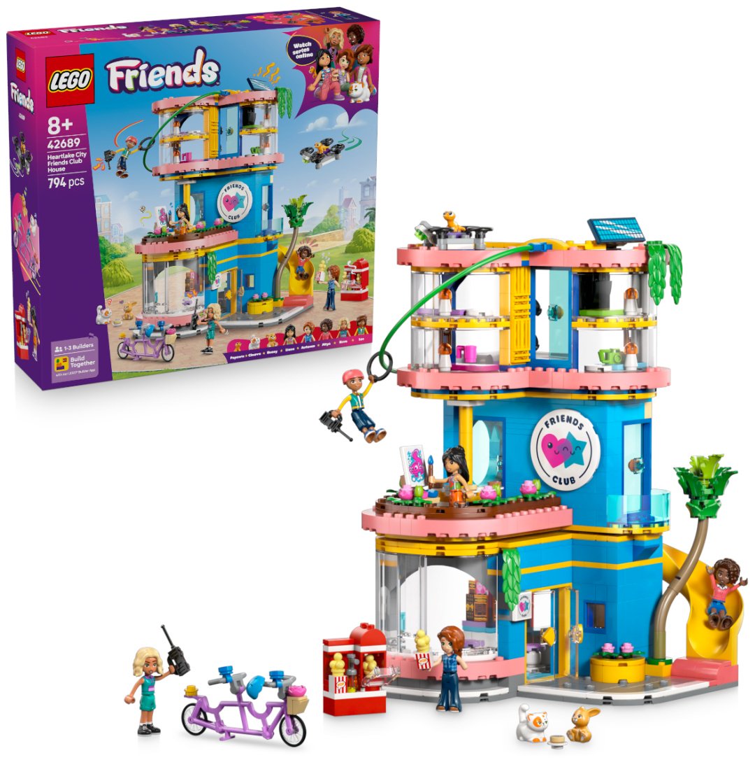Конструктор LEGO Клуб подружек из Хартлейк-Сити 42689, деталей 794 шт купить,NaN