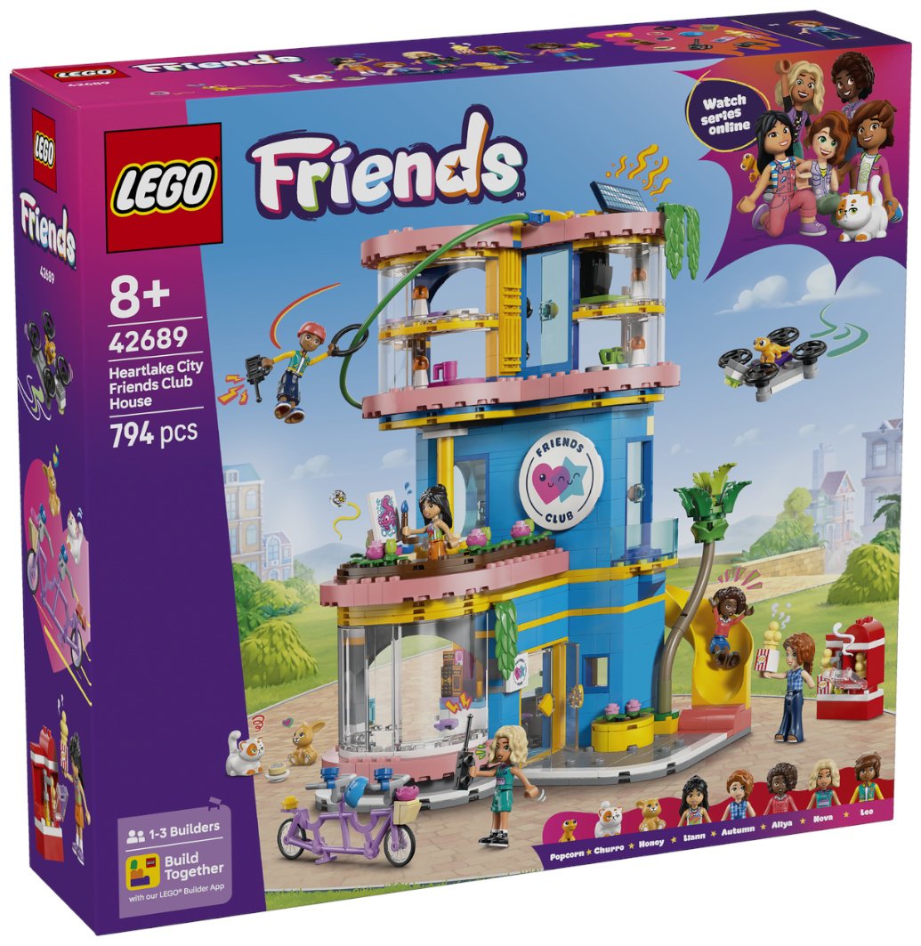 Конструктор LEGO Клуб подружек из Хартлейк-Сити 42689, деталей 794 шт купить,NaN