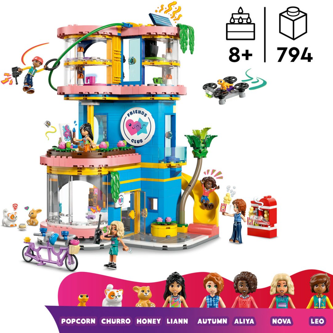 Конструктор LEGO Клуб подружек из Хартлейк-Сити 42689, деталей 794 шт купить,NaN