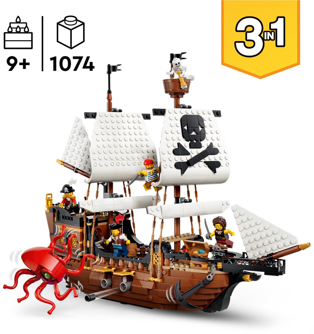 Конструктор LEGO Creator 31387, деталей 1074 шт купить,NaN
