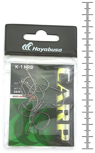 Крючок для рыбалки Hayabusa EB287L1-6 одинарный черный 10 шт