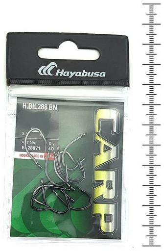 Крючок для рыбалки Hayabusa EB28871-6 одинарный черный 10 шт