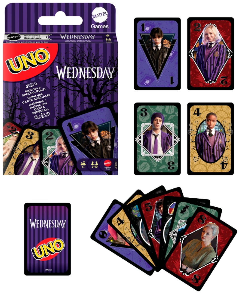 Mattel UNO Wednesday купить,NaN