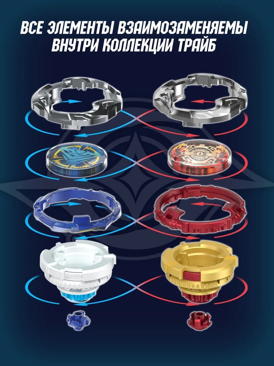 Набор Infinity Nado Инфинити Надо Волчок Трайб Классик Thunder Shadow Hunter купить,NaN