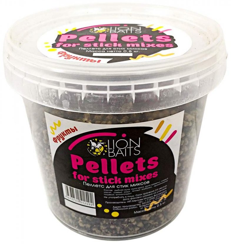 Прикормка Lion Baits LBPSM-002 Фрукты 0.5 кг купить,NaN
