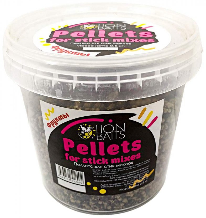 Прикормка Lion Baits LBPSM-002 Фрукты 0.5 кг купить,NaN
