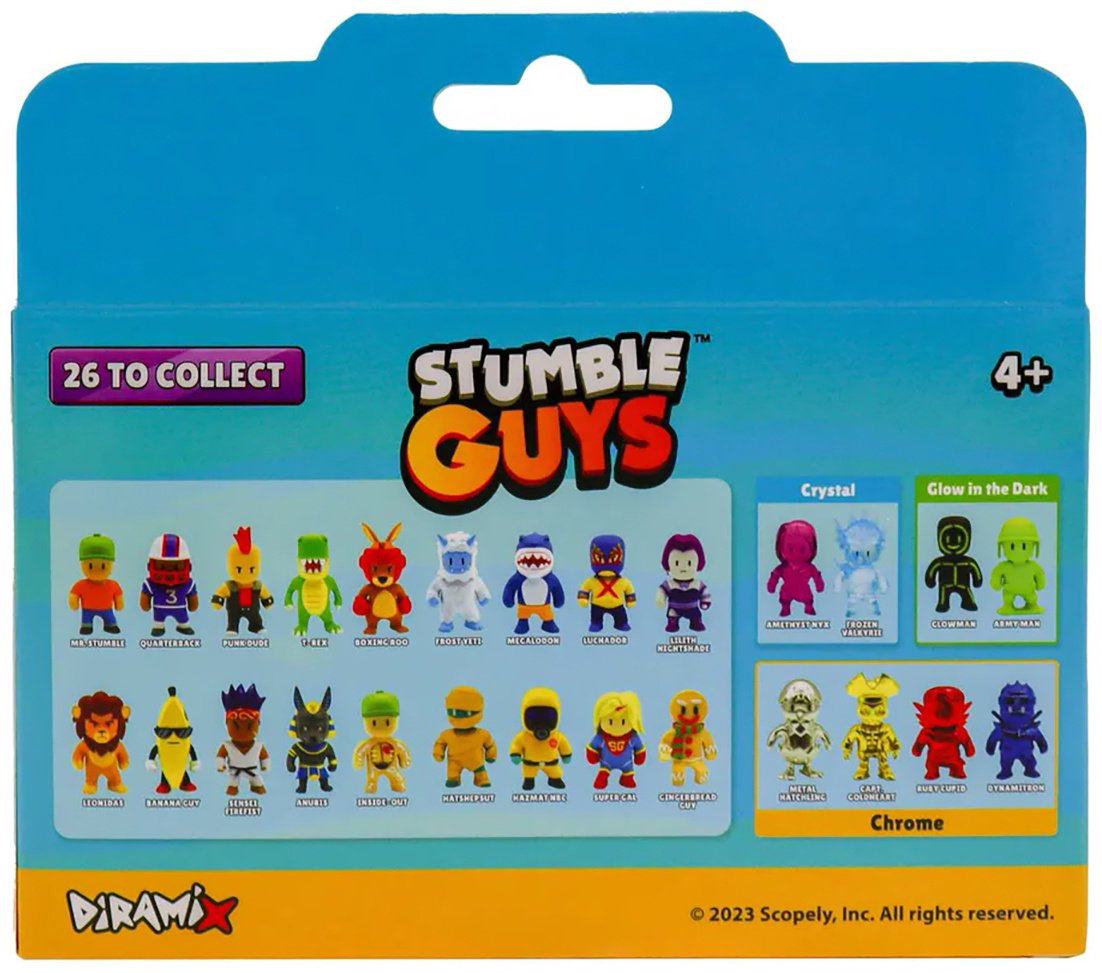 Stumble Guys Frost Yeti, Gingerbread Guy, Metal Hatchling 5 см 3 шт купить,NaN