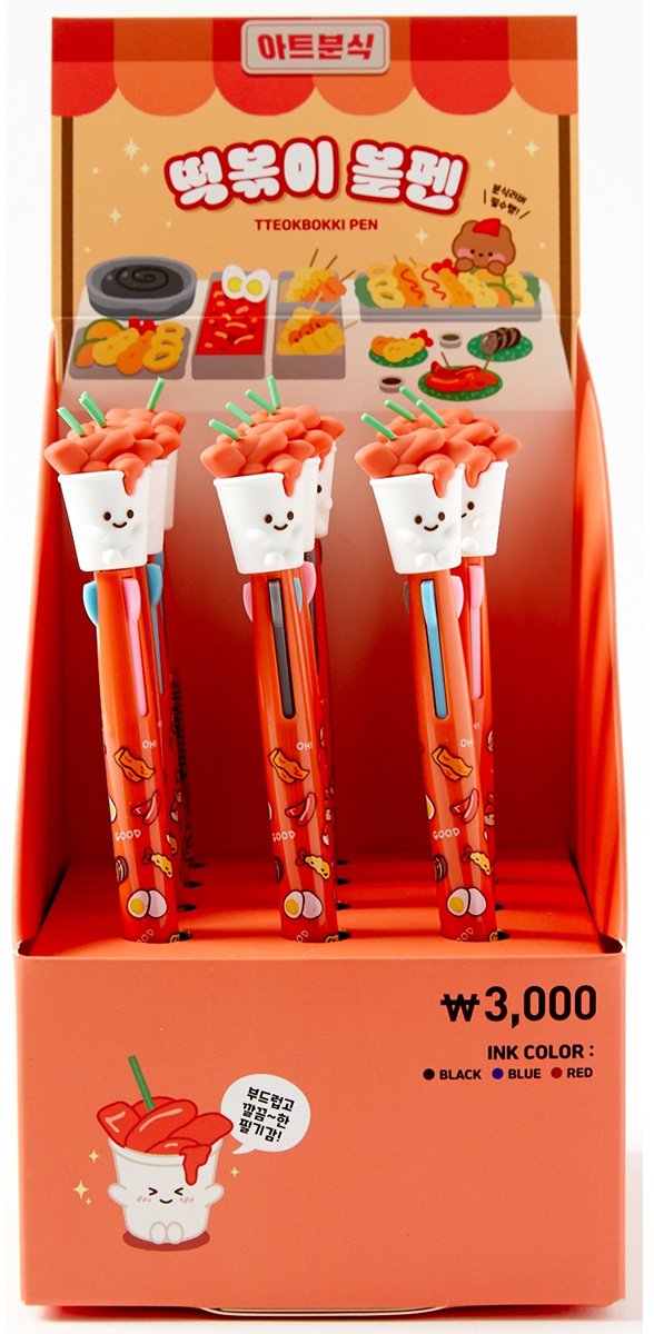 Ручка мультисистемная ARTBOX Tteokbokki 1 шт, 0.7 мм, цвет чернил мультиколор купить,NaN