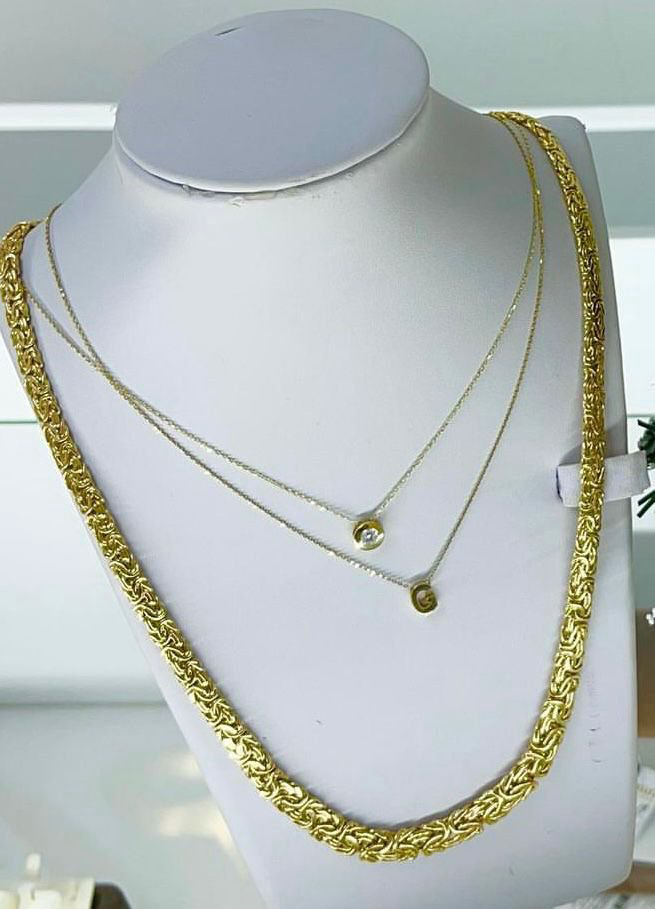 Колье Itali Gold FV2551 55см 19,47гр. купить,NaN