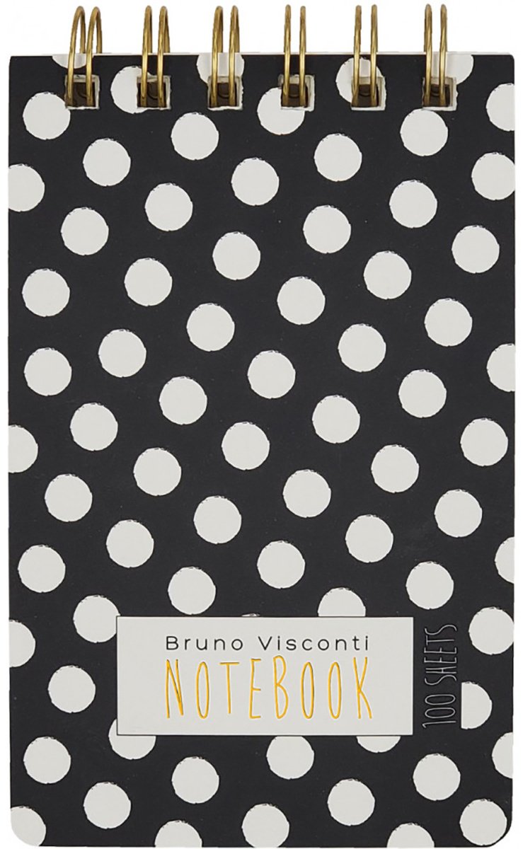 Блокнот Bruno Visconti ГОРОШЕК, A6, 100 л, мультиколор купить,NaN