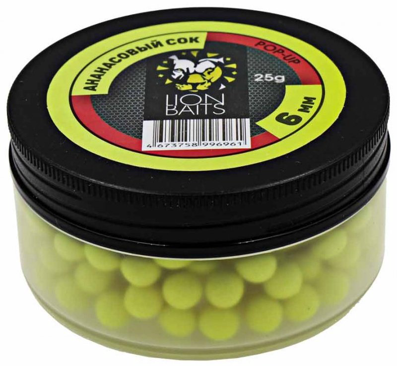 Прикормка Lion Baits LB-002962 Ананасовый сок 0.05 кг купить,NaN