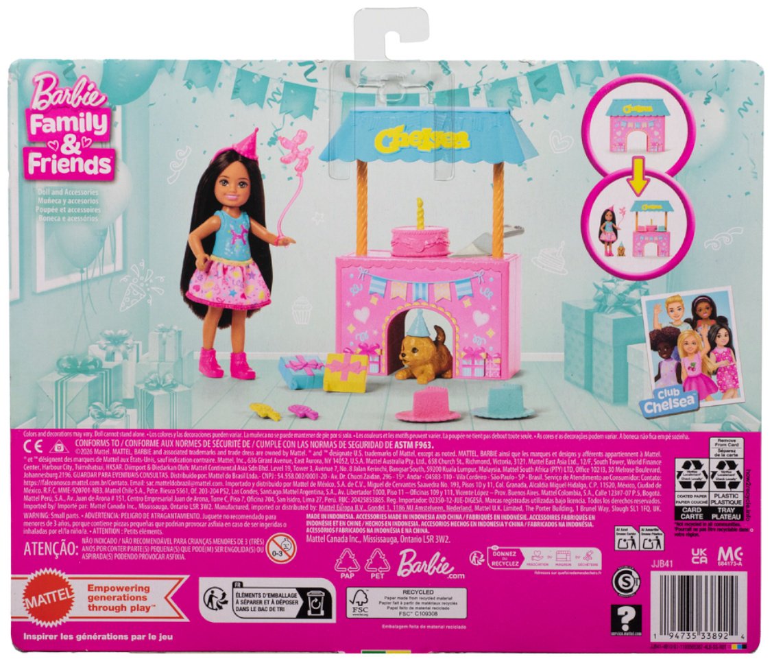 Кукла-модель Barbie Barbie Вечеринка Челси на дне рождения 29 см купить,NaN