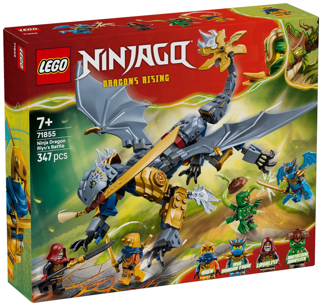 Конструктор LEGO Битва Ниндзя Дракона Рию 71855, деталей 347 шт купить,NaN