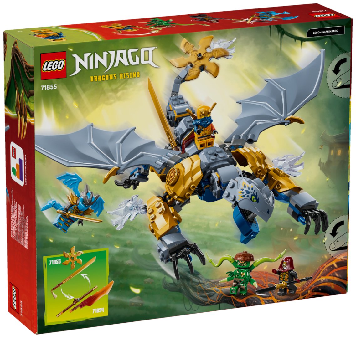 Конструктор LEGO Битва Ниндзя Дракона Рию 71855, деталей 347 шт купить,NaN