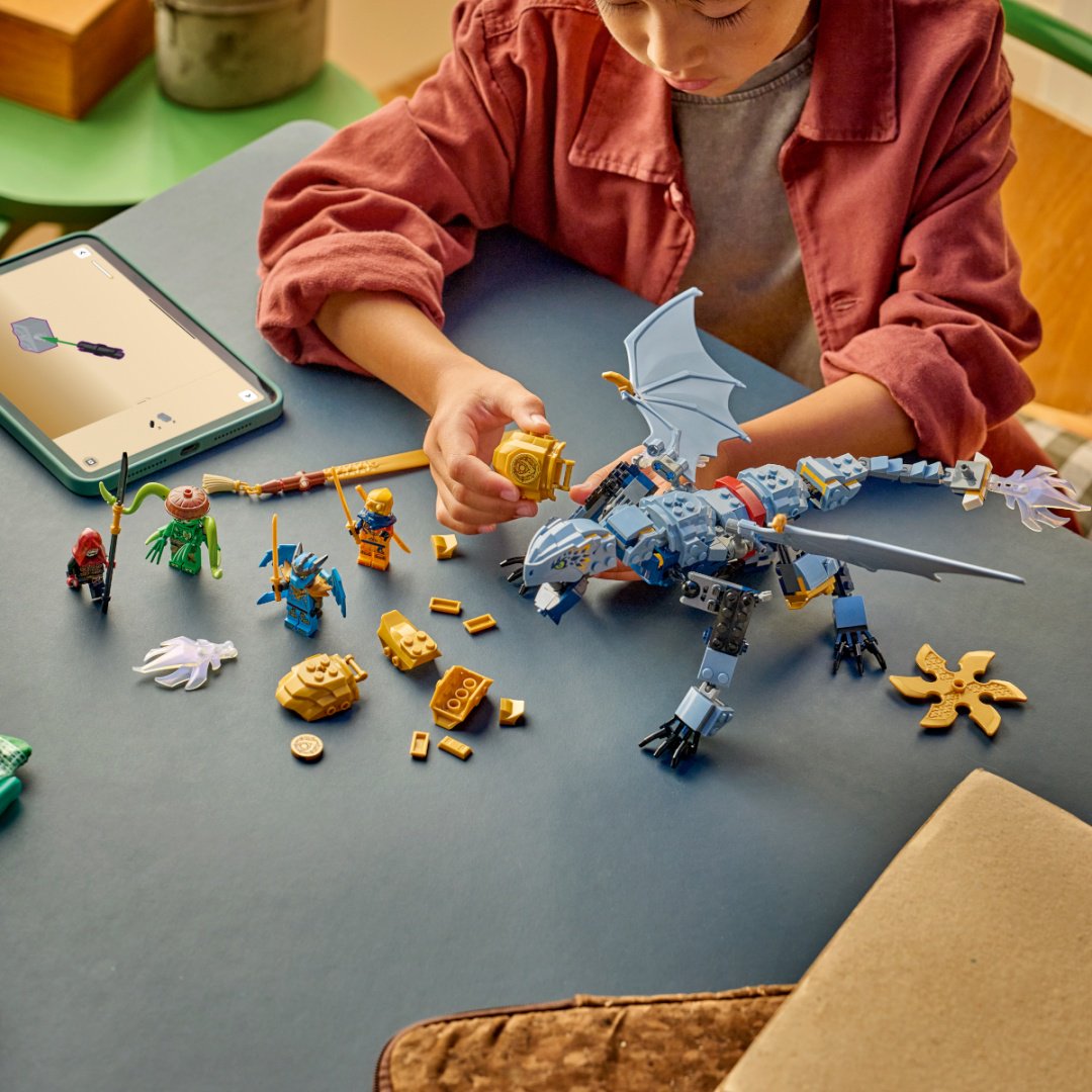 Конструктор LEGO Битва Ниндзя Дракона Рию 71855, деталей 347 шт купить,NaN