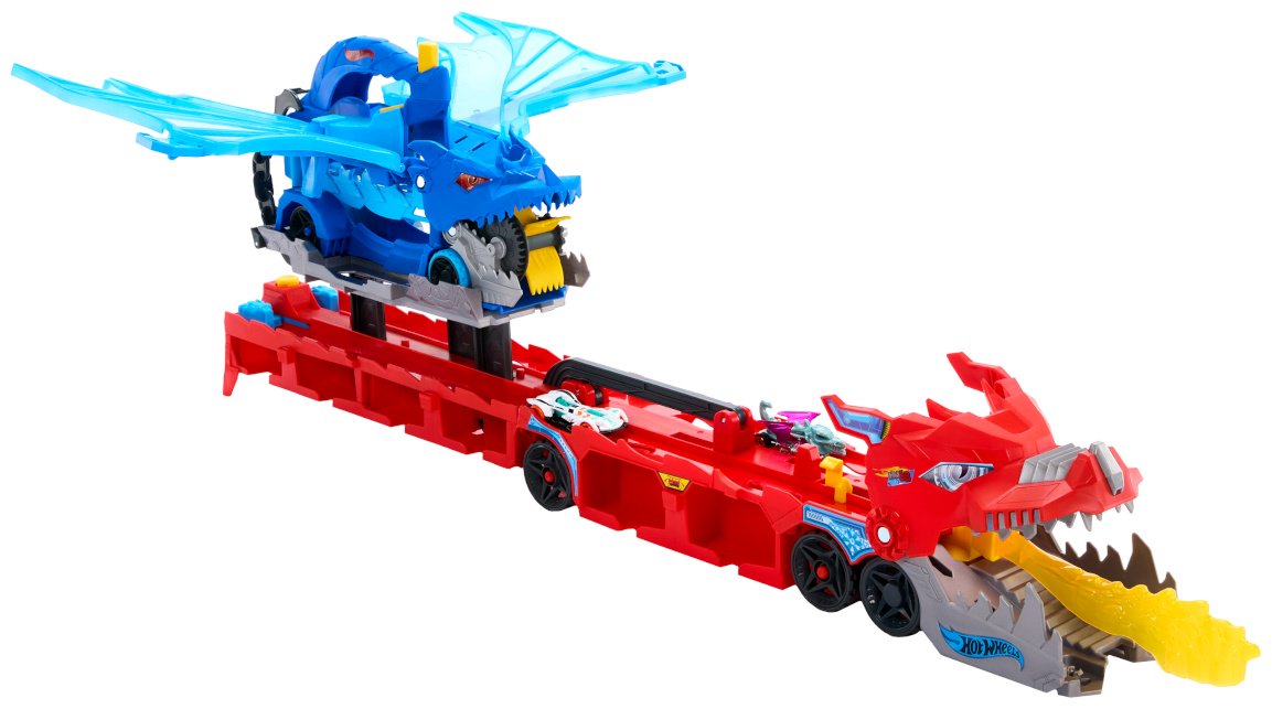 Детские треки и авторалли Hot Wheels City. Транспортер Ultimate Dual Dragon мультиколор купить,NaN