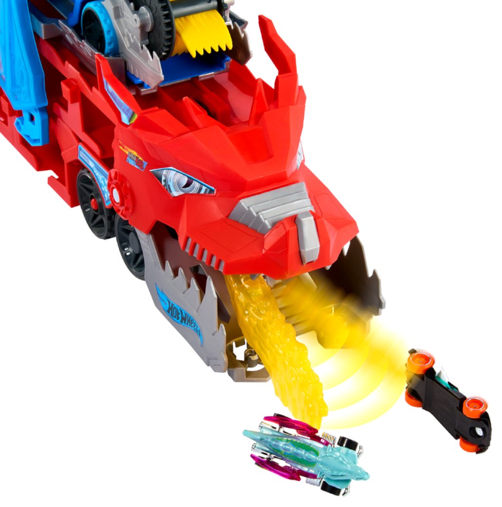 Детские треки и авторалли Hot Wheels City. Транспортер Ultimate Dual Dragon мультиколор купить,NaN