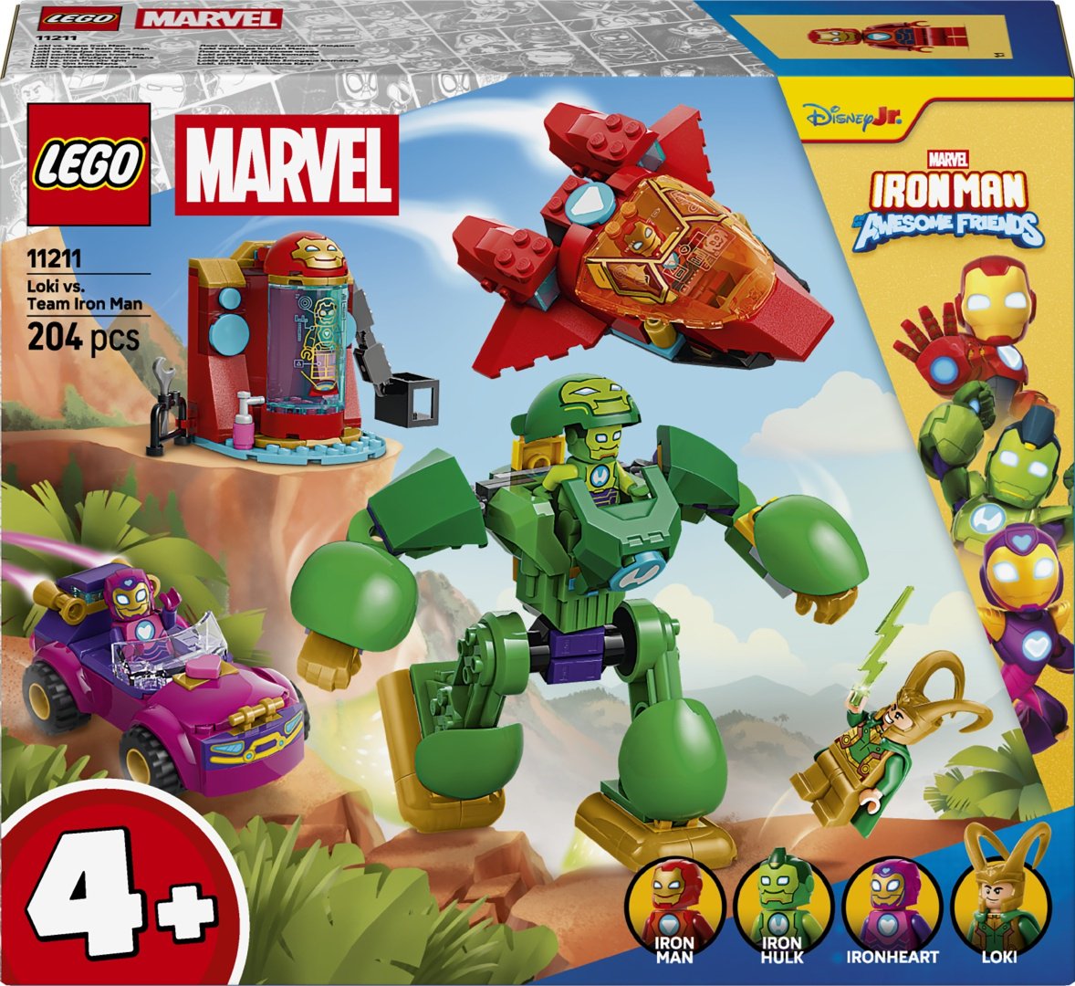 Конструктор LEGO Marvel 11211, деталей 204 шт купить,NaN