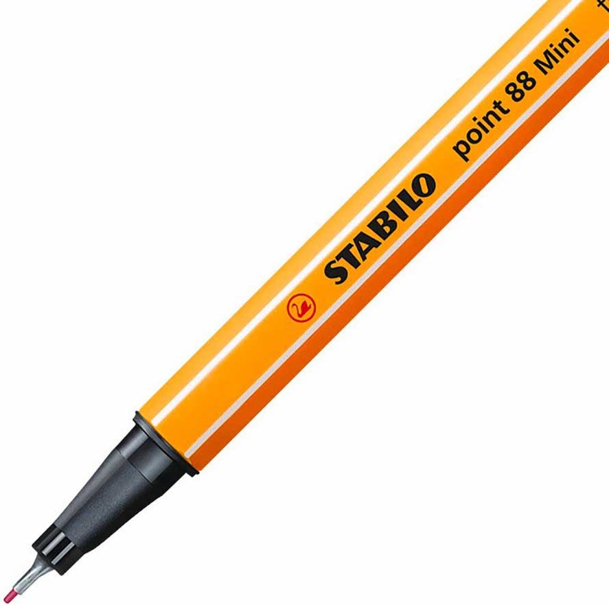Ручка линер STABILO point 88 10 шт, 0.4 мм, цвет чернил мультиколор купить,NaN