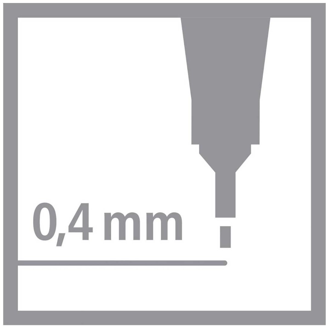 Ручка линер STABILO point 88 10 шт, 0.4 мм, цвет чернил мультиколор купить,NaN