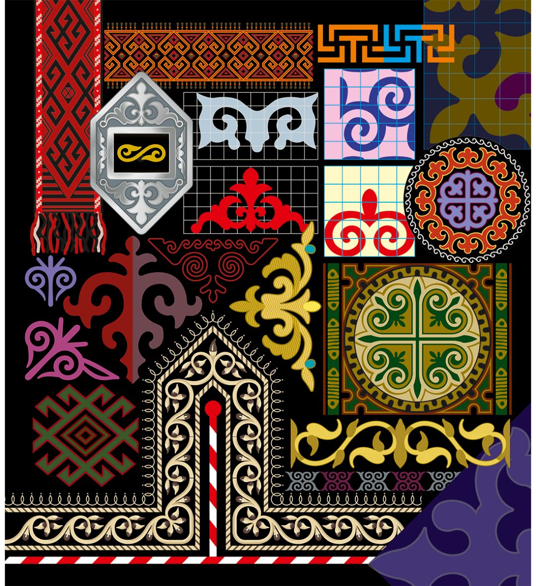 Книга Нет автора: Қазақ оюлары. Казахские орнаменты. Kazakh ornaments купить,NaN