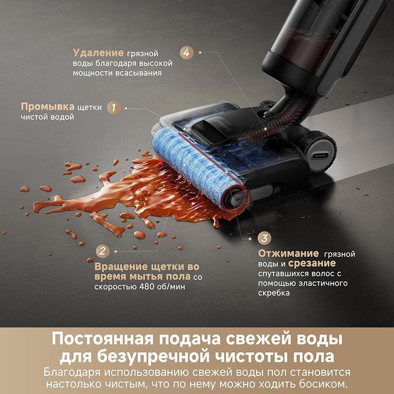 Пылесос DREAME H12 Dual Flex Reach черный - ForteMarket Пылесос DREAME H12 Dual Flex Reach черный купить,257990