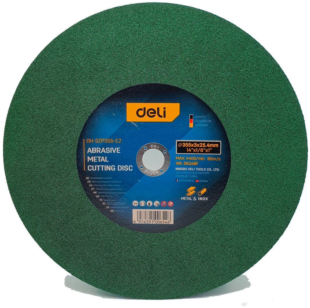 Диск отрезной абразивный 355x25.4х3 мм, DELI EDH-SZP355-E2 купить,NaN