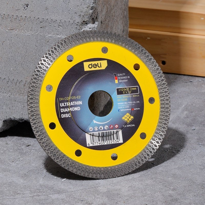 Диск отрезной алмазный 125x22.2х0.8 мм, DELI EDH-CQP125-E2 купить,NaN