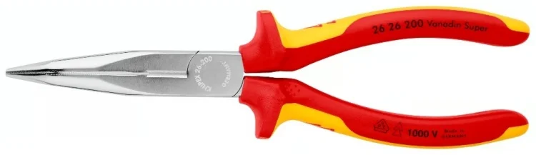 Длинногубцы Knipex 2626200 200мм купить,34600
